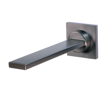 200mm Square Wall Spout Gunmetal | Spares Spouts