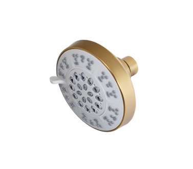 Shower Head 4 Function - 90mm Brushed Brass | Shower Roses