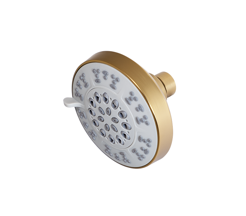 Shower Head 4 Function - 90mm Brushed Brass | Shower Roses