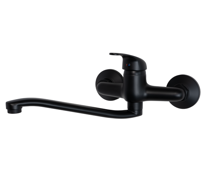 Sink Mixer Tap W/T Std Offset | Mixed Solid Black