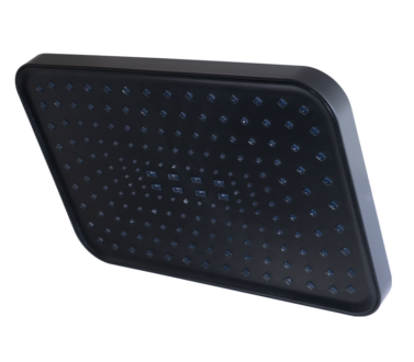 Rectangular Shower Head Black | Shower Roses