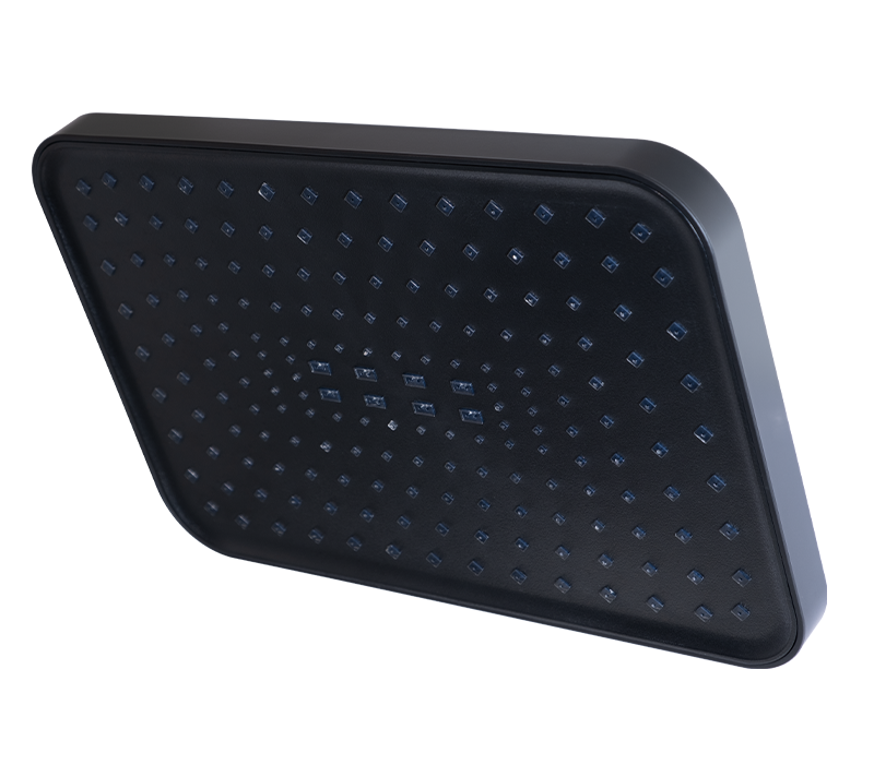 Rectangular Shower Head Black | Shower Roses