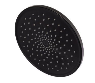 Round Shower Head Black | Shower Roses