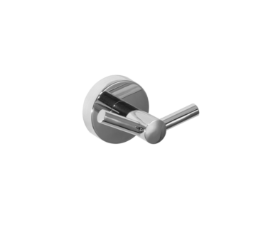 Double Robe Hook Chrome | Ginger Accessories