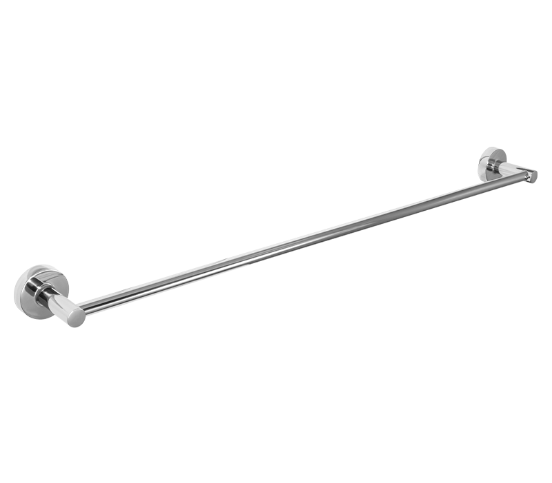 Single Towel Rail Chrome 600mm | Ginger Accessories