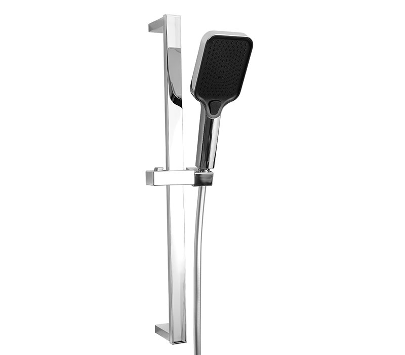 Rectangular 4 Function Rail Set Chrome | Showers
