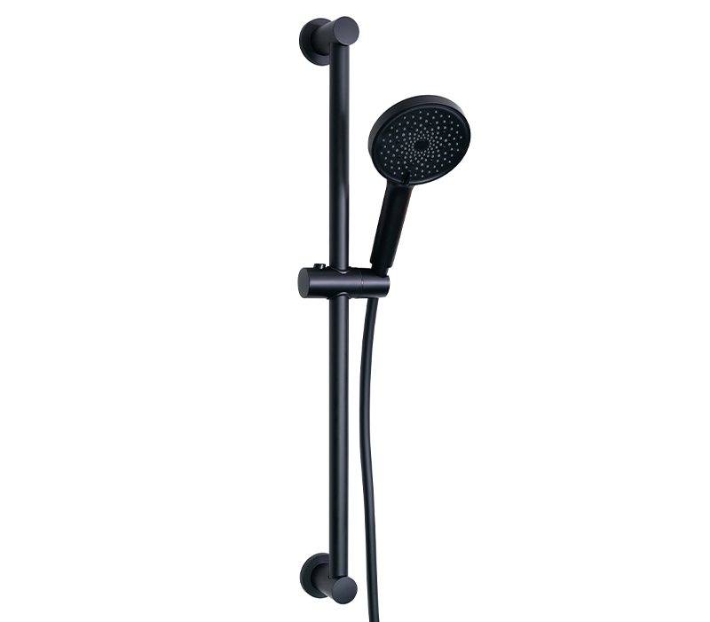 Round 4 Function Rail Set Black | Showers