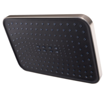 Rectangular Shower Head 200x300 Brushed Stainless Steel | Shower Roses