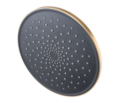 Round Shower Head 250mm Brushed Brass | Shower Roses
