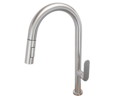 Spray Sink Mixer Tap | Satin Brushed Stainless Steel