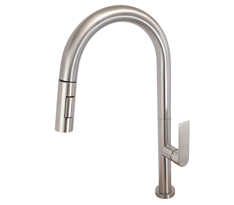 Spray Sink Mixer Tap | Silk Brushed Stainless Steel