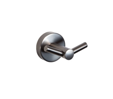 Double Robe Hook Gunmetal | Ginger Accessories
