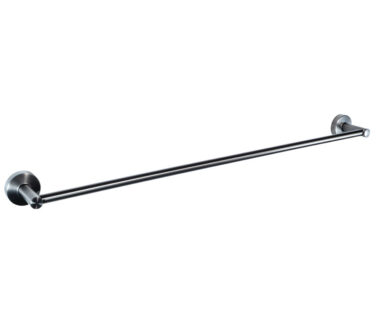 Single Towel Rail Gunmetal 600mm | Ginger Accessories