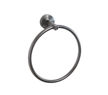 Towel Ring Gunmetal | Ginger Accessories