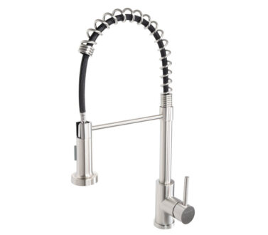 Pullout Sink Mixer Tap | Moon Brushed Stainless Steel