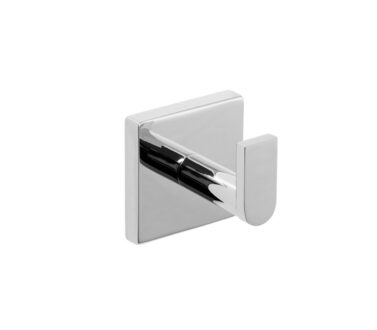 Square Single Robe Hook Chrome | Mint Accessories