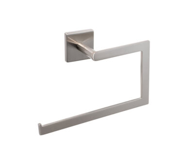 Square Towel Ring Brushed Stainless Steel | Mint Accessories
