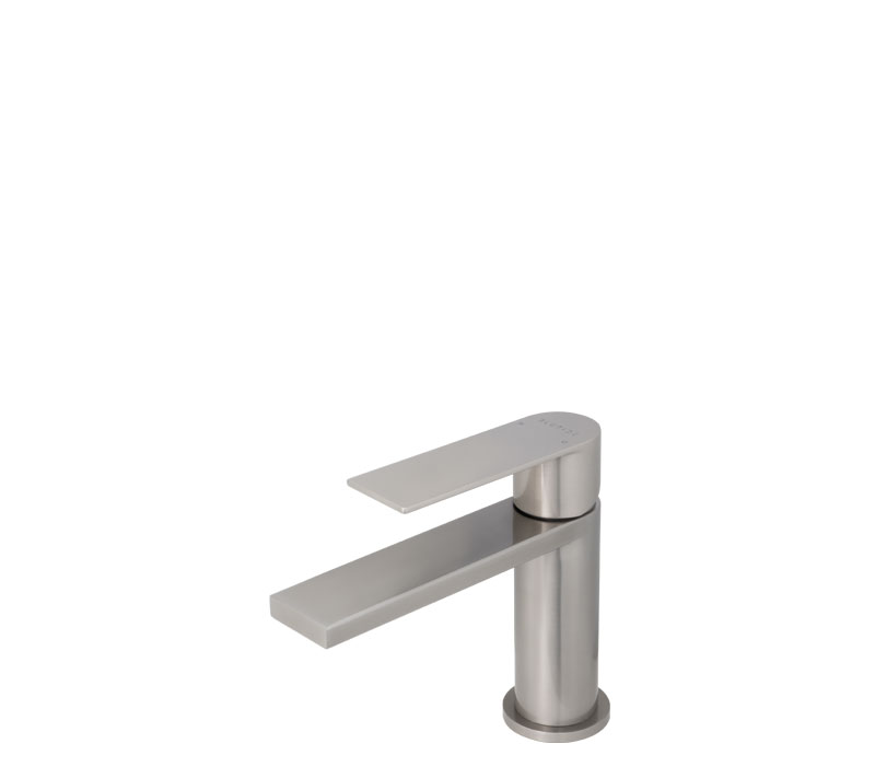 Guest Basin Mixer Tap | Silk Brushed Stainless Steel