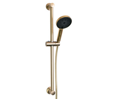 Round 4 Function Rail Set Brushed Brass | Showers