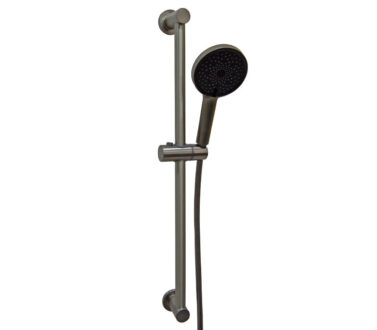 Round 4 Function Rail Set Gunmetal | Showers