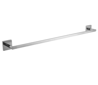 Square Single Towel Rail 600mm Chrome | Mint Accessories