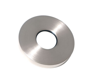 Lace Concealed Basin Mixer Spout Cover Plate Brushed Stainless Steel | Coverplates