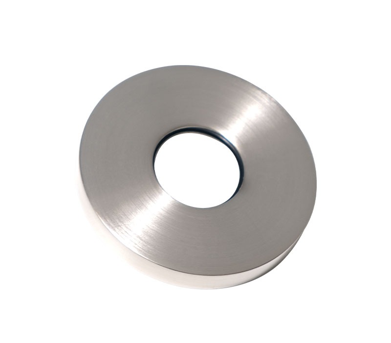 Lace Concealed Basin Mixer Spout Cover Plate Brushed Stainless Steel | Coverplates