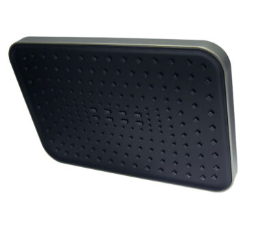 Rectangular Shower Head 200x300 Gunmetal | Shower Roses