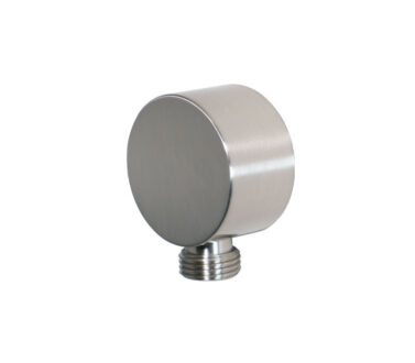 Round Wall Outlet Brushed Stainless Steel | Showers Miscellaneous