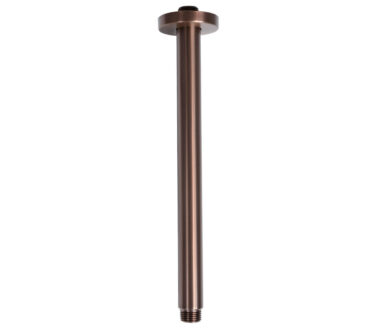 Vertical Shower Arm Brushed Bronze - 300mm | Shower Arms