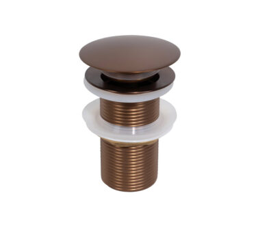 Basin Clicker Waste Unslotted Brushed Bronze - 32mm | Plumbing Spares