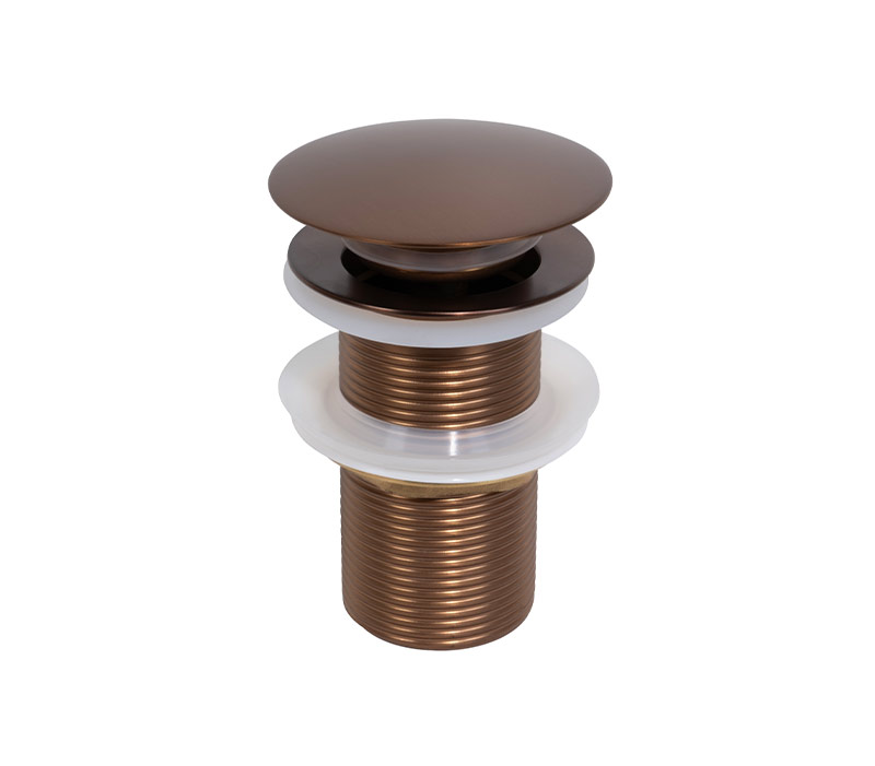 Basin Clicker Waste Unslotted Brushed Bronze - 32mm | Plumbing Spares