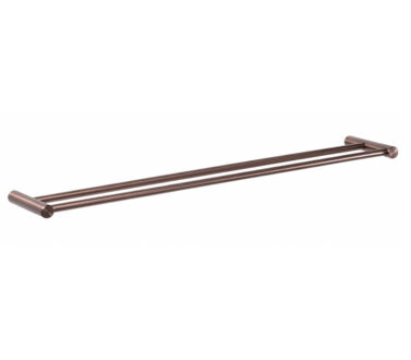 Double Towel Rail Brushed Bronze - 600mm | Sage Accessories