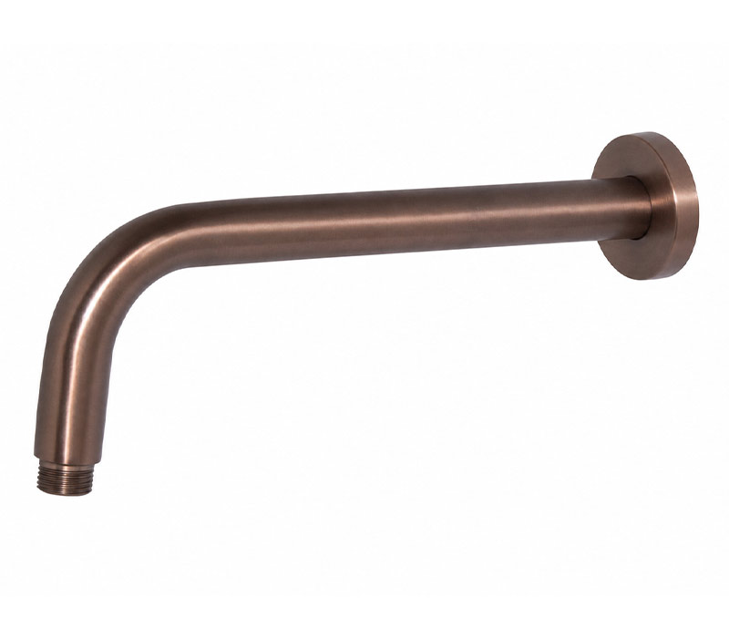 Shower Arm Round Brushed Bronze – 300mm | Shower Arms