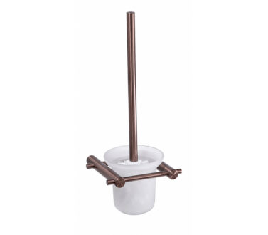 Toilet Brush Holder - Brushed Bronze | Sage Accessories