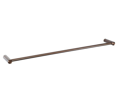 Single Towel Rail Brushed Bronze - 600mm | Sage Accessories
