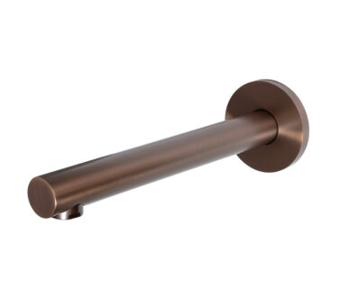 Tubular Wall Spout Brushed Bronze 200mm | Spares Spouts