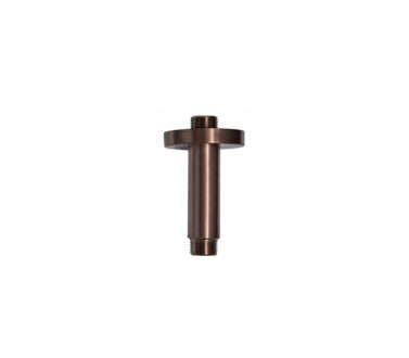 Vertical Shower Arm Brushed Bronze 100mm | Shower Arms