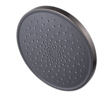 Round Shower Head 250mm Gunmetal | Shower Roses